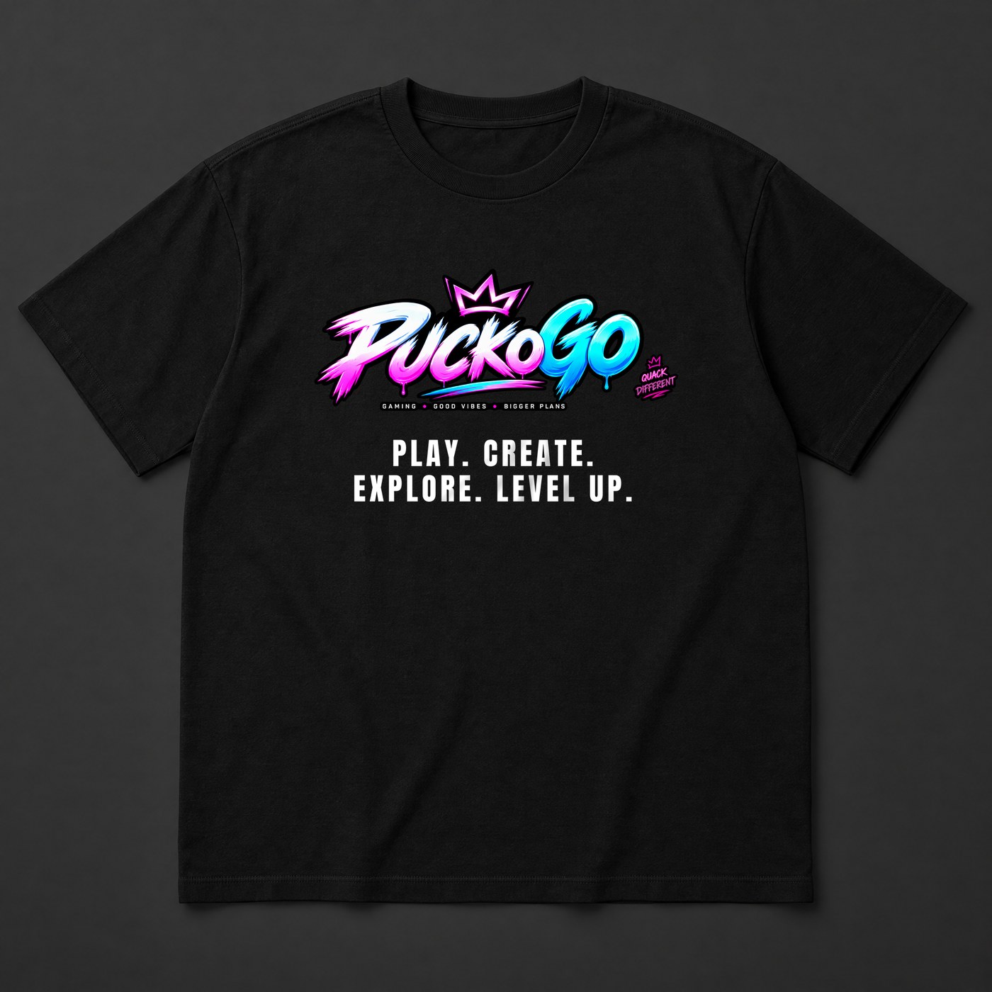 Level Up Tee product mockup